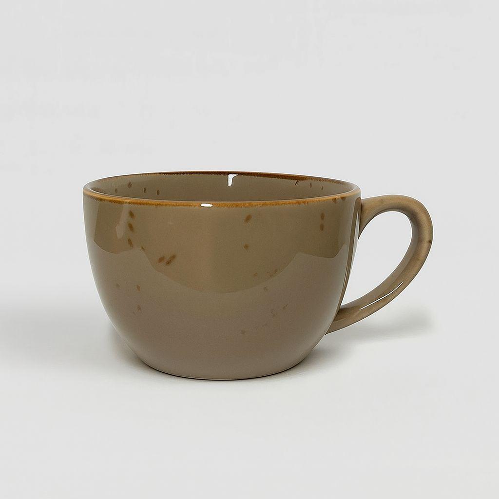 Cappuccino Cup – Rustic mocha (set of 6)