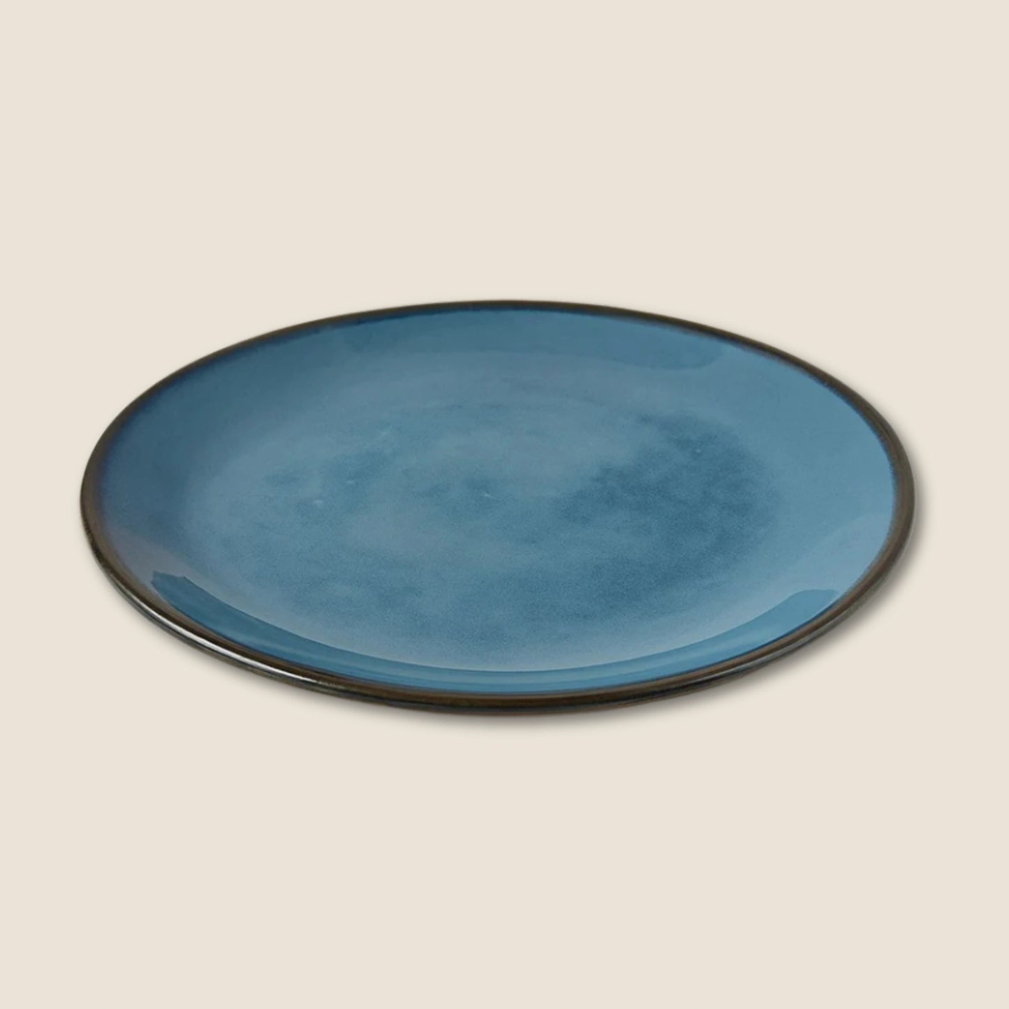 Azure Elegance Plate - 10" ceramic plate (set of 4)