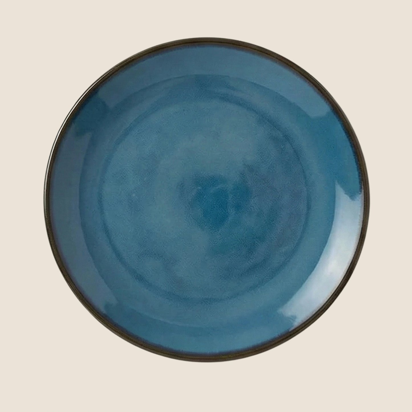 Azure Elegance Plate - 10" ceramic plate (set of 4)