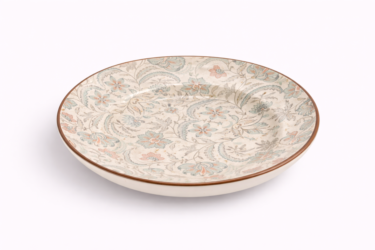 Cerae Floral Cellete Stoneware Plate