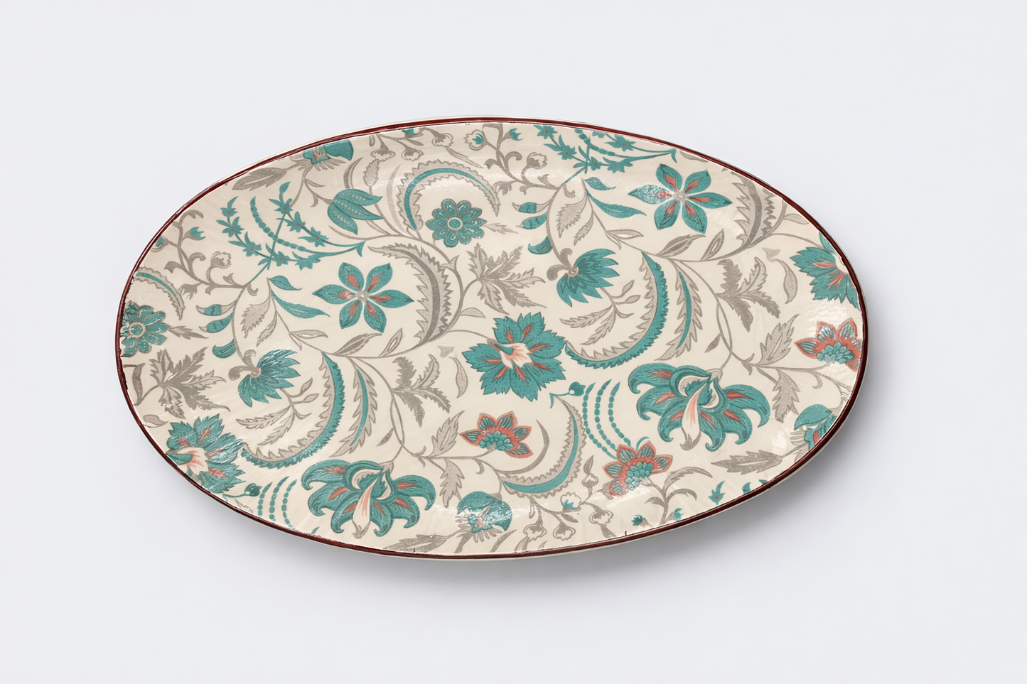 Cerae Zareen Veil Stoneware Designer Platter