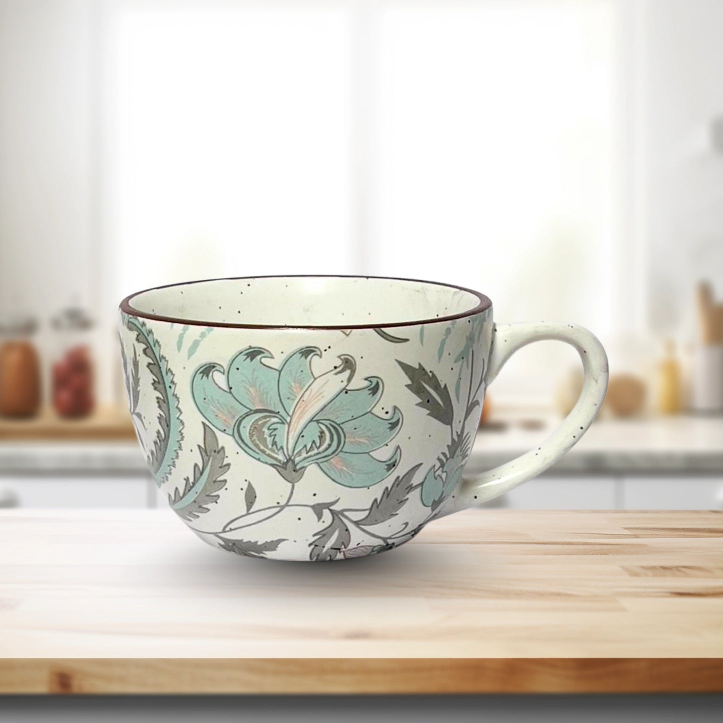 Cappuccino Cup – Vintage Floral (SET OF 6)
