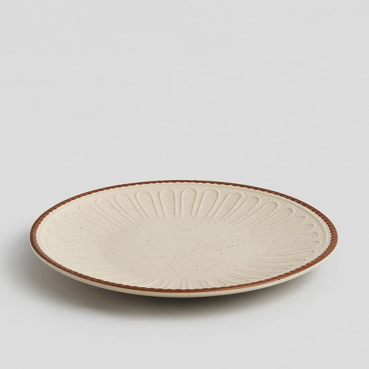 Artisan Embossed Plate -  "10" Ceramic